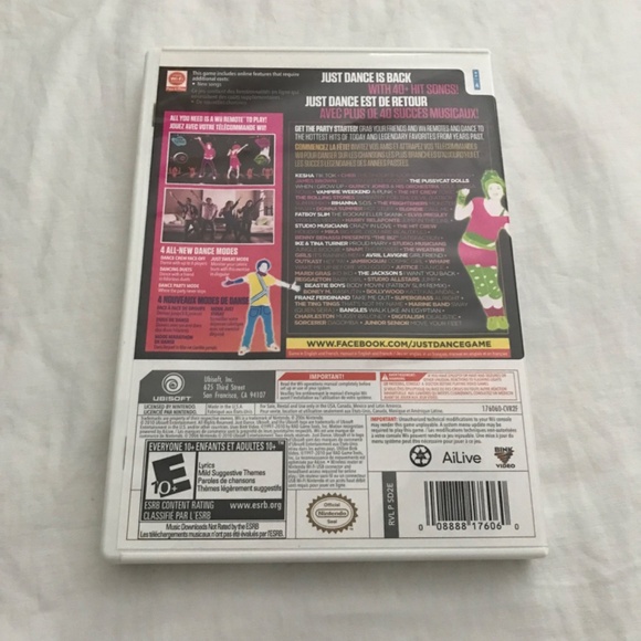Nintendo Wii Just Dance 2 Disc Manual Included - Picture 2 of 6